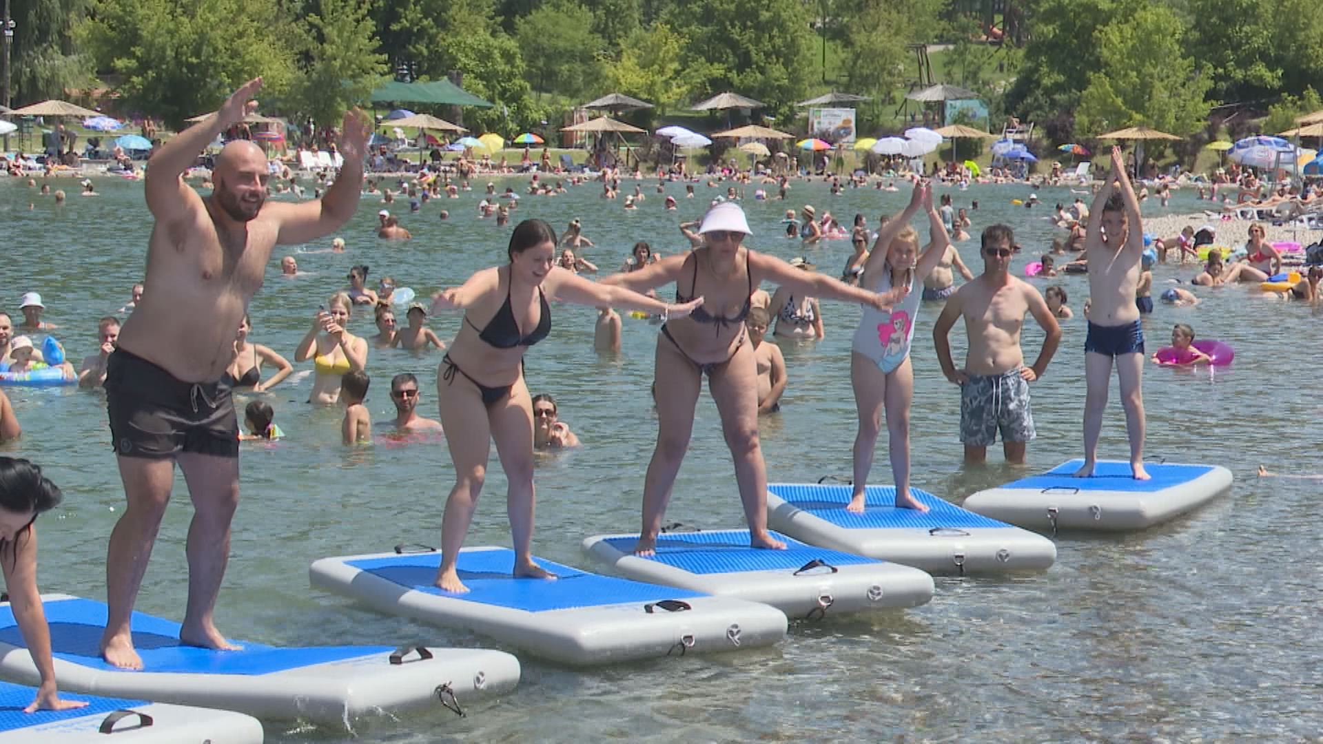 (Video) Na Pannonici prezentovan Aqua Board Fitness | RTV7